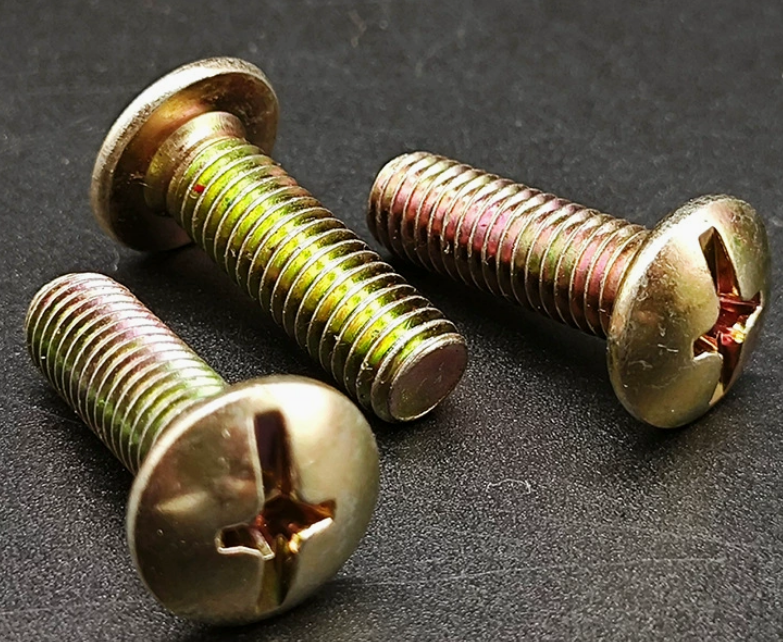 Large Flat Combined Phillips Slotted Mushroom Head Screws - Standard Fasteners - chinesboltmanufacture.com