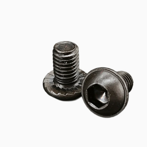 Half Round Hexagon Socket Integrated Washer Black Finish - Standard Fasteners - chinesboltmanufacture.com