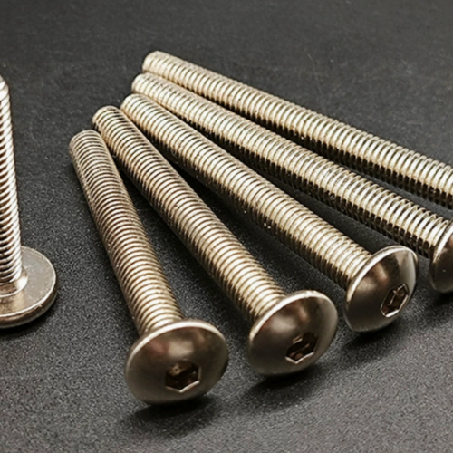 Large Flat Hexagon Socket Screws Nickel Plated - Standard Fasteners - chinesboltmanufacture.com