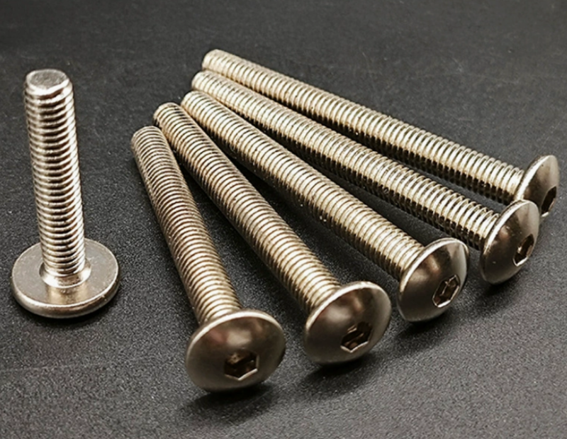 Large Flat Hexagon Socket Screws Nickel Plated - Standard Fasteners - chinesboltmanufacture.com