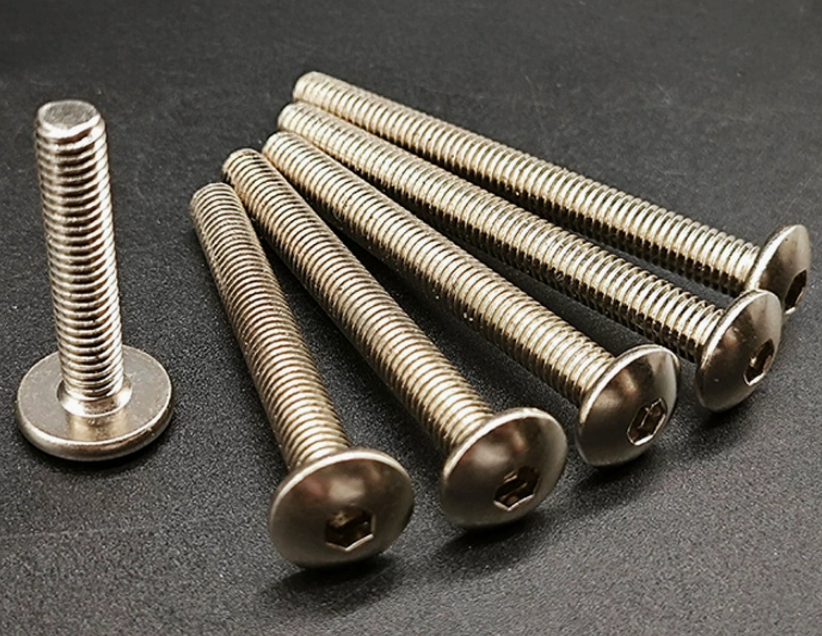 Large Flat Hexagon Socket Screws Nickel Plated - Standard Fasteners - chinesboltmanufacture.com