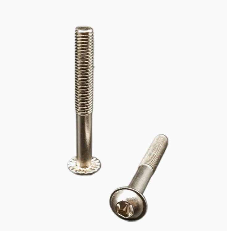 Half Round Knurled Hexagon Socket Nickel Plated - Standard Fasteners - chinesboltmanufacture.com