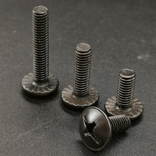 Knurled Large Flat Washer Head Screws - Standard Fasteners - chinesboltmanufacture.com