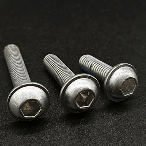 Half Round Knurled Hexagon Socket Bright Zinc Plated - Standard Fasteners - chinesboltmanufacture.com