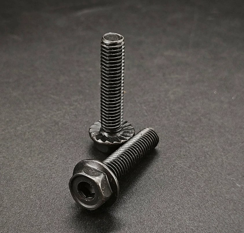 Inner_Outer_Hexagon_Knurled_Black_Finish - Standard Fasteners - chinesboltmanufacture.com